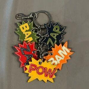 Vintage Coach comic book keychain